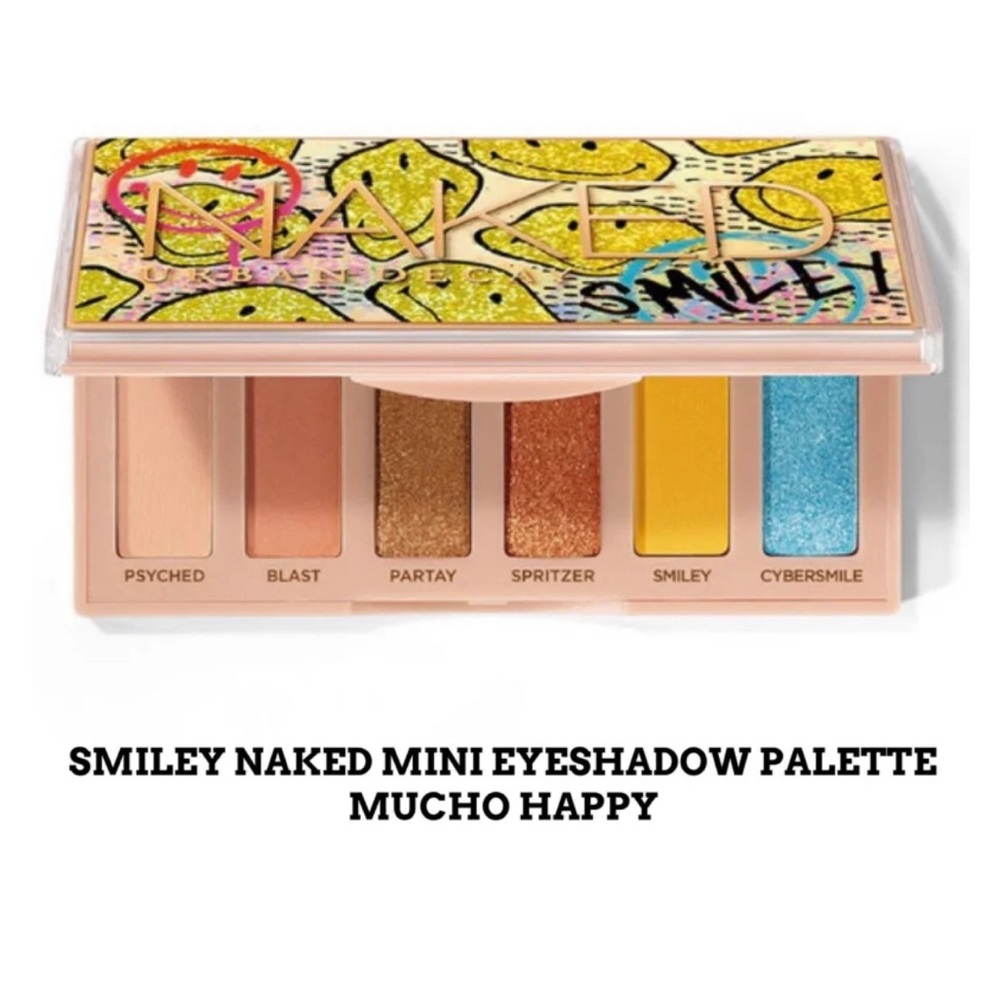 URBAN DECAY x SMILEY NAKED MINI EYESHADOW PALETTE - MUCHO HAPPY